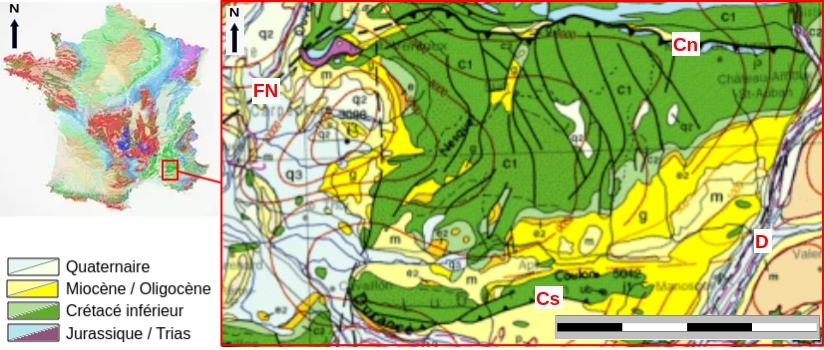 Mont Vaucluse géologie
